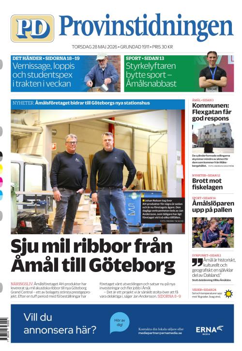 Provinstidningen Dalsland 28.5.2026