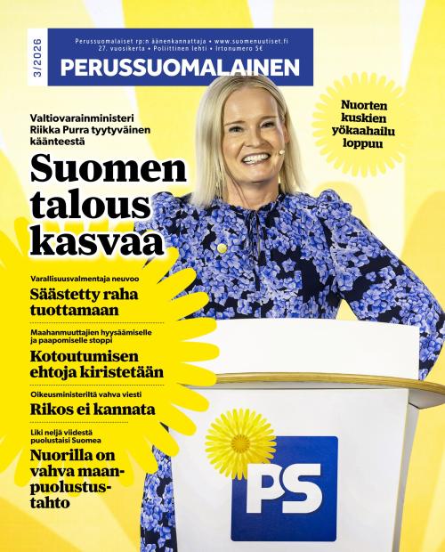 Perussuomalainen-lehti 5.6.2026