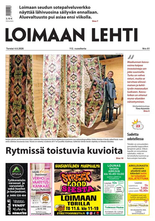 Loimaan Lehti 4.6.2026