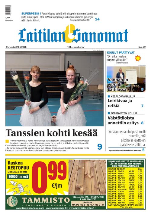 Laitilan Sanomat 29.5.2026