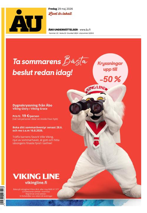 Åbo Underrättelser 29.5.2026
