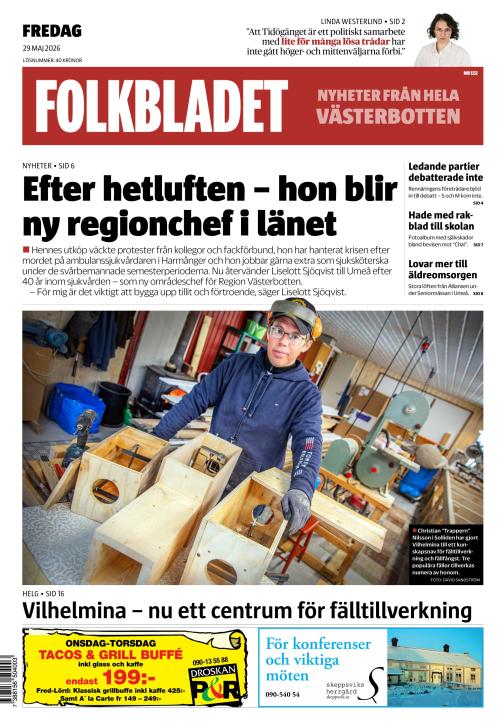 Folkbladet (Västerbotten) (SE) 29.5.2026