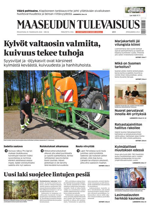 Maaseudun Tulevaisuus 29.5.2026