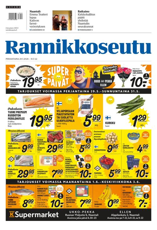Rannikkoseutu 29.5.2026