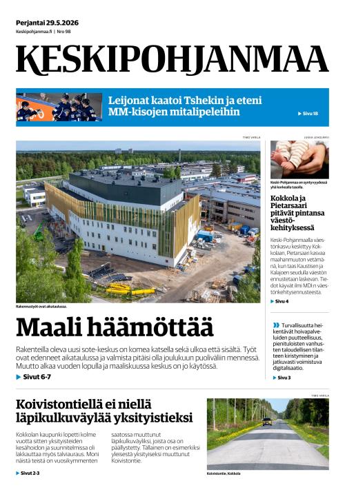 Keskipohjanmaa 29.5.2026