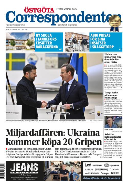 Östgöta Correspondenten 29.5.2026