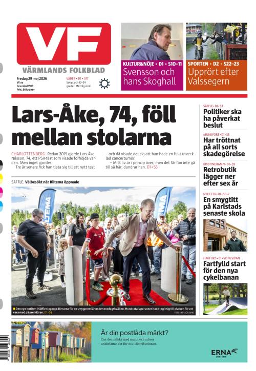 Värmlands Folkblad 29.5.2026
