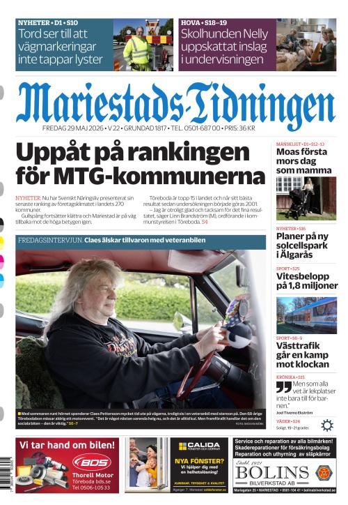 Mariestads-Tidningen 29.5.2026