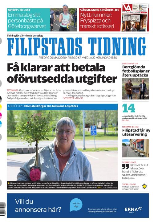 Filipstads Tidning 29.5.2026