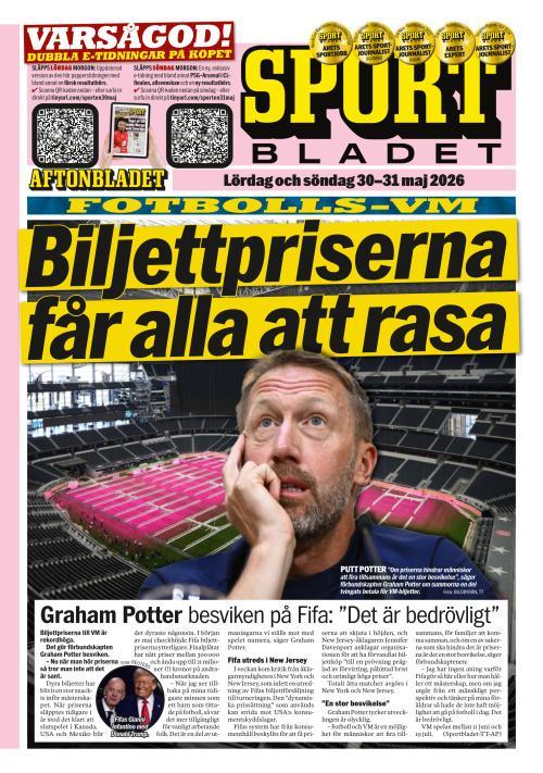 Aftonbladet Sportbladet 30.5.2026