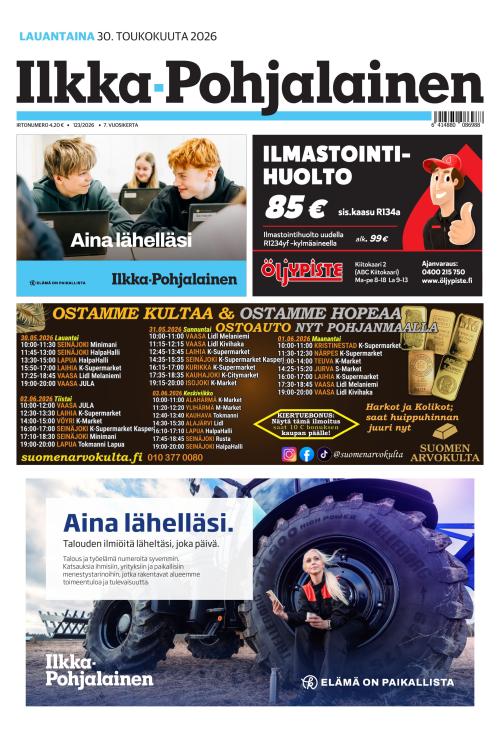 Ilkka-Pohjalainen 30.5.2026