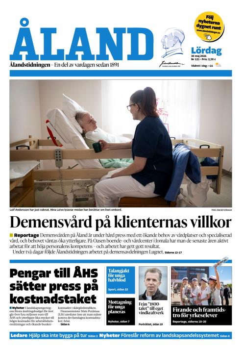 Ålandstidningen 30.5.2026