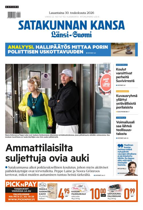 Satakunnan Kansa Länsi-Suomi 30.5.2026