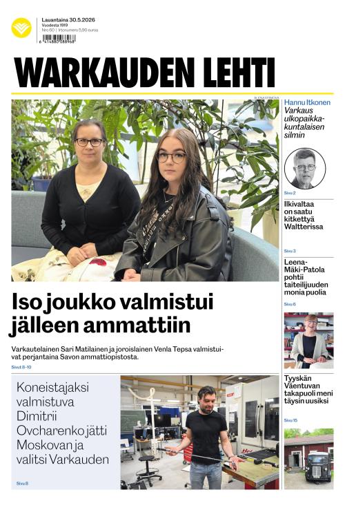 Warkauden Lehti 30.5.2026