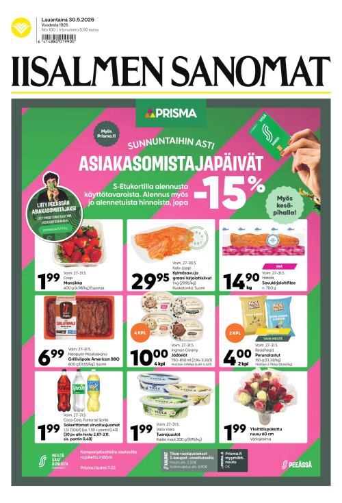 Iisalmen Sanomat 30.5.2026