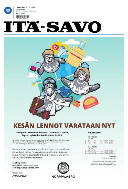 Itä-Savo 30.5.2026