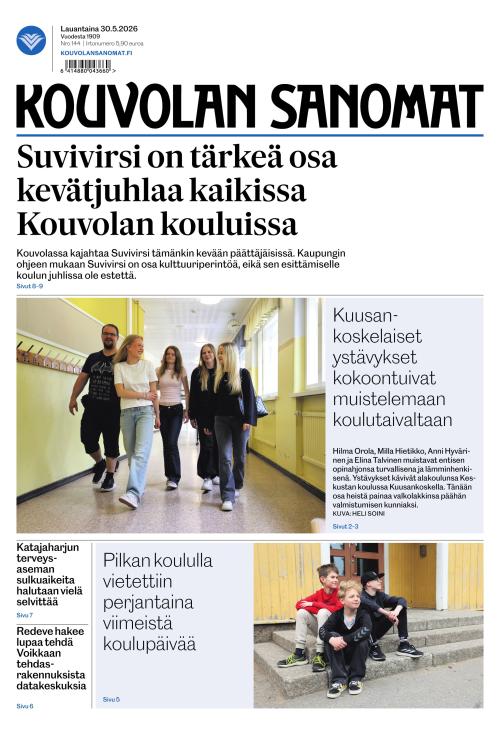 Kouvolan Sanomat 30.5.2026