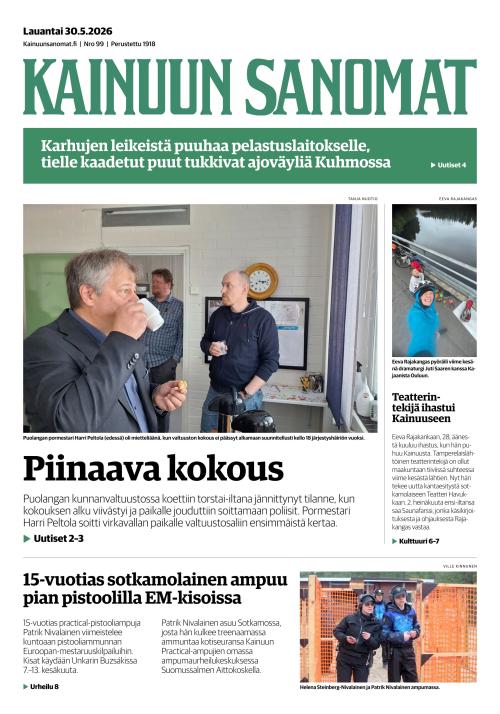 Kainuun Sanomat 30.5.2026