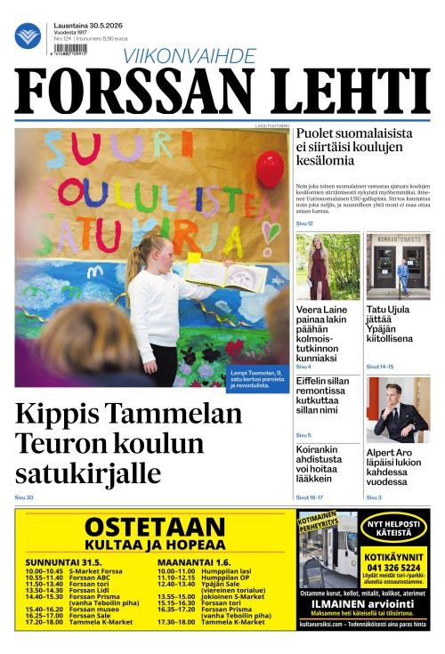Forssan Lehti 30.5.2026