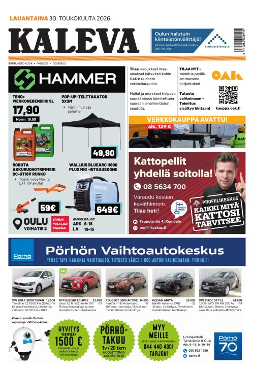 Kaleva 30.5.2026