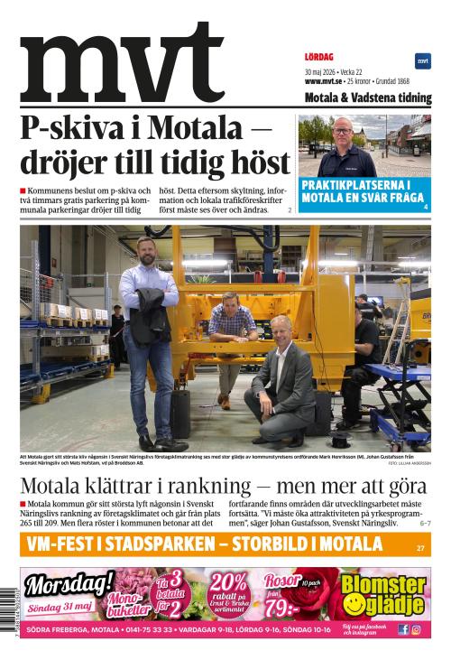 Motala Vadstena Tidning 30.5.2026