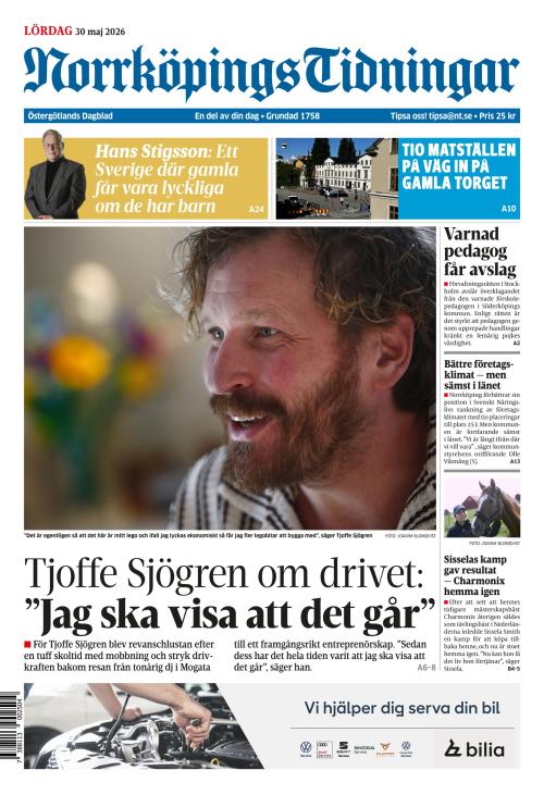 Norrköpings Tidningar 30.5.2026