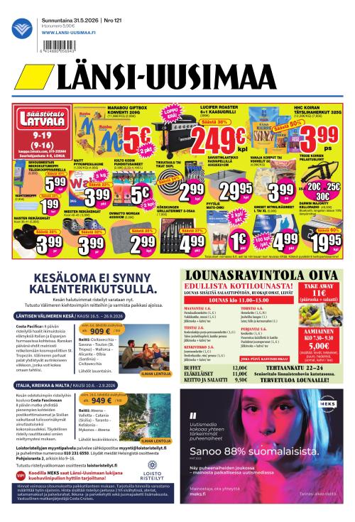 Länsi-Uusimaa 31.5.2026