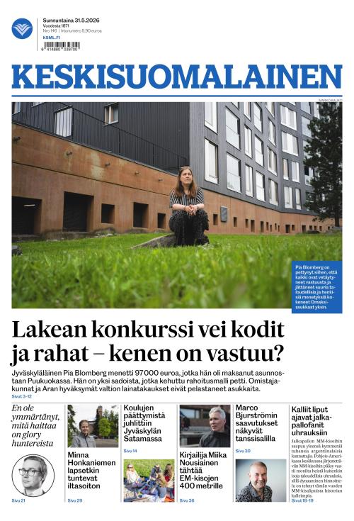 Keskisuomalainen 31.5.2026