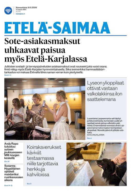 Etelä-Saimaa 31.5.2026