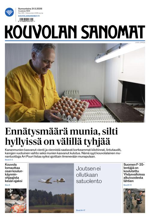Kouvolan Sanomat 31.5.2026
