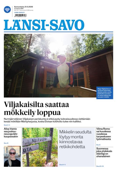 Länsi-Savo 31.5.2026
