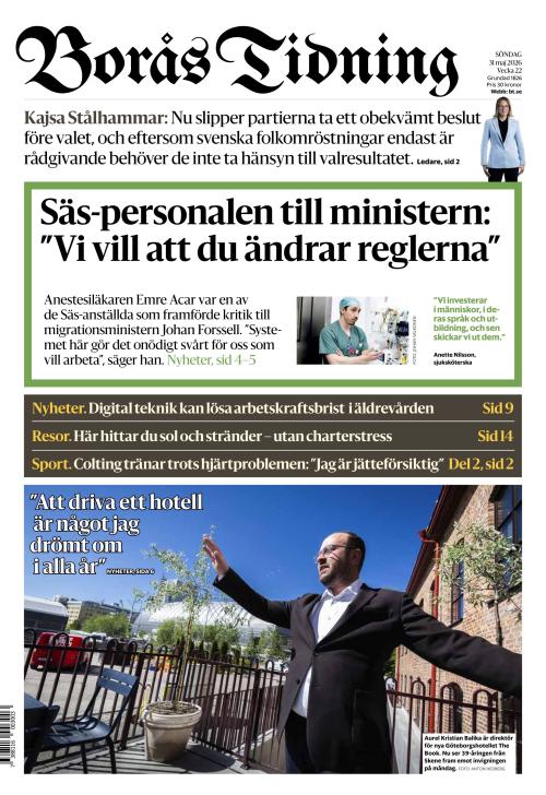 Borås Tidning 31.5.2026