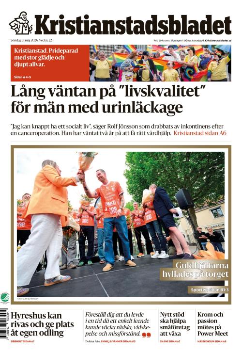 Kristianstadsbladet 31.5.2026