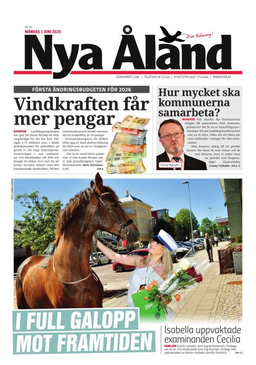 Nya Åland 1.6.2026