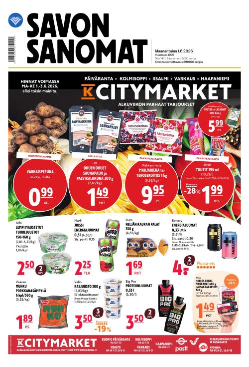 Savon Sanomat 1.6.2026