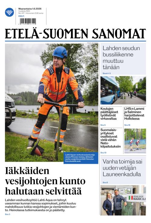 Etelä-Suomen Sanomat 1.6.2026