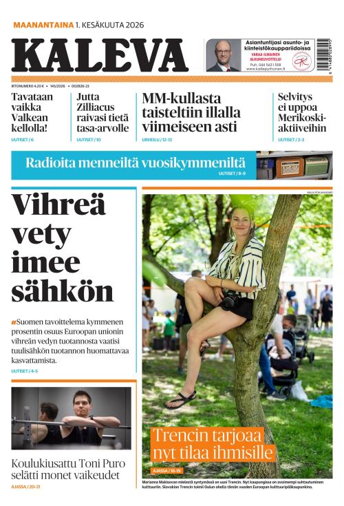 Kaleva 1.6.2026