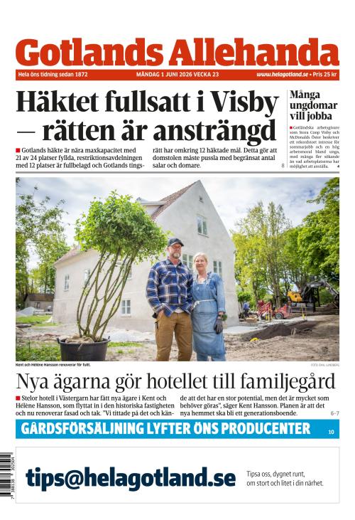 Gotlands Allehanda 1.6.2026