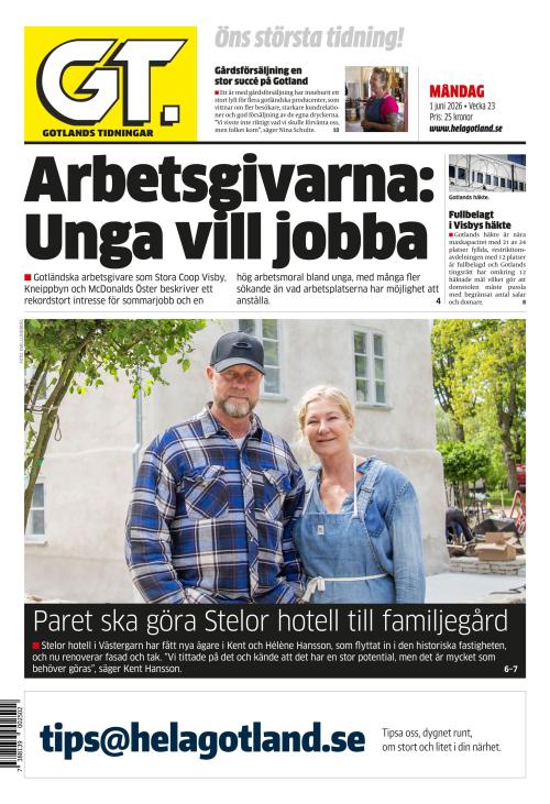 Gotlands Tidningar 1.6.2026