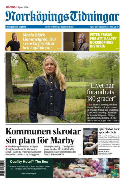 Norrköpings Tidningar 1.6.2026