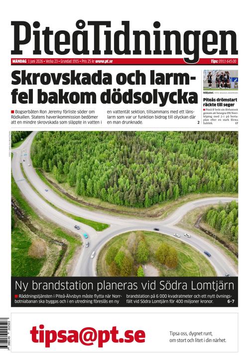 Piteå-Tidningen 1.6.2026