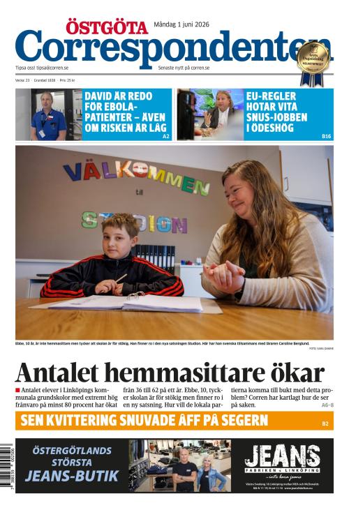 Östgöta Correspondenten 1.6.2026
