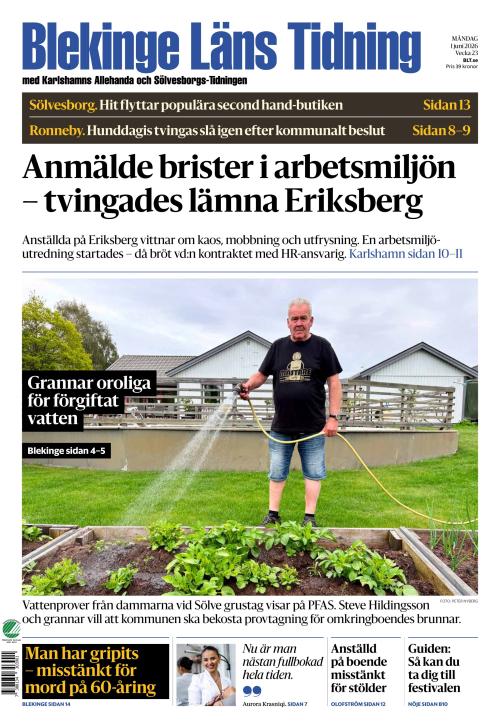 Blekinge Läns Tidning 1.6.2026