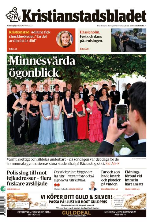 Kristianstadsbladet 1.6.2026