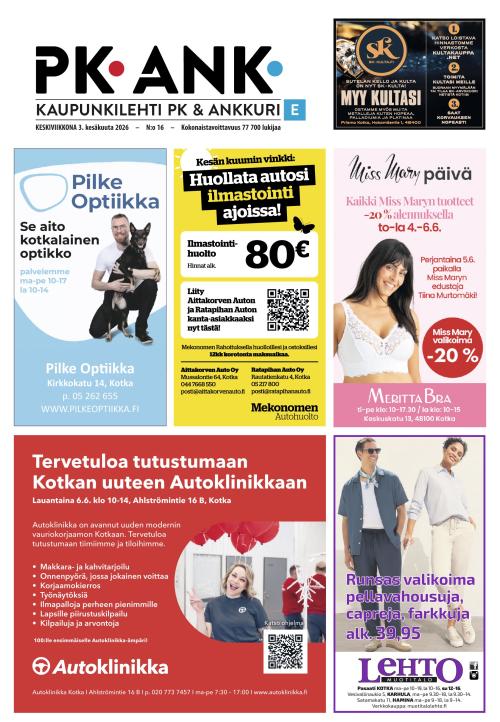 Kaupunkilehti Ankkuri 3.6.2026