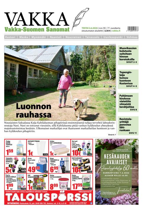 Vakka-Suomen Sanomat 2.6.2026