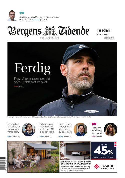 Bergens Tidende 2.6.2026