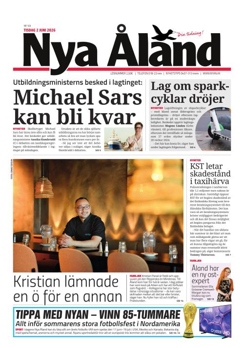 Nya Åland 2.6.2026
