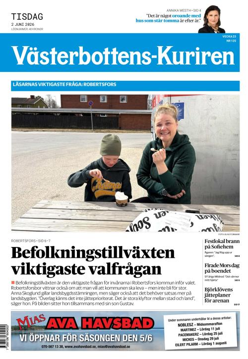 Västerbottens-Kuriren (SE) 2.6.2026