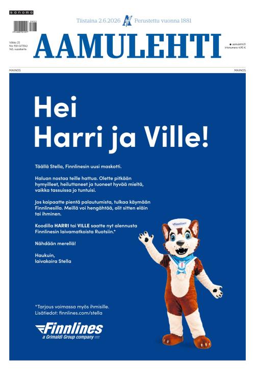 Aamulehti 2.6.2026